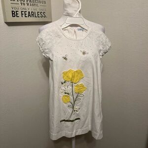 Mayoral White and Yellow Kids Blouse